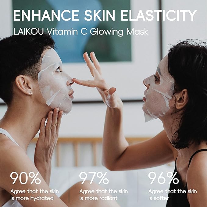 24 Pack Sheet Face Masks Skincare for All Skin Types, Hydrating Face Mask Beauty Suitable for Sensitive Skin, Birthday Party Spa Gift for Kids Teens Girls