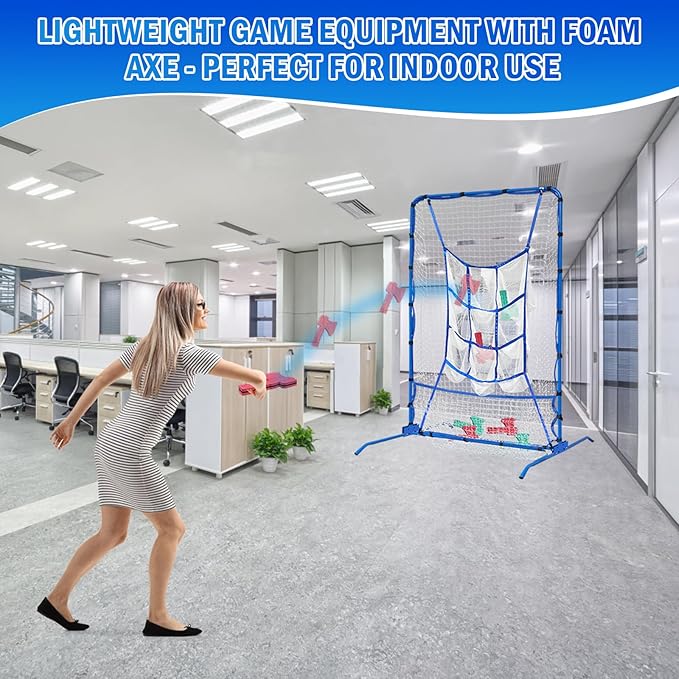 6FT Baseball Pitching net, 9-Pocket Pitcher Net with Strike Zone, Adjustable Height Target Throwing Trainer, Baseball Softball Practice Net with Carry Bag for Beginners/Professionals Outdoor Indoor