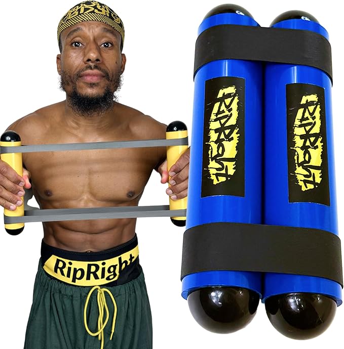 Premium RipStick Pillz, Workout Equipment for Joint Rehab, Shoulder Strength, Resistance Training, and Muscle Building, with 6 Adjustable Resistance Bands
