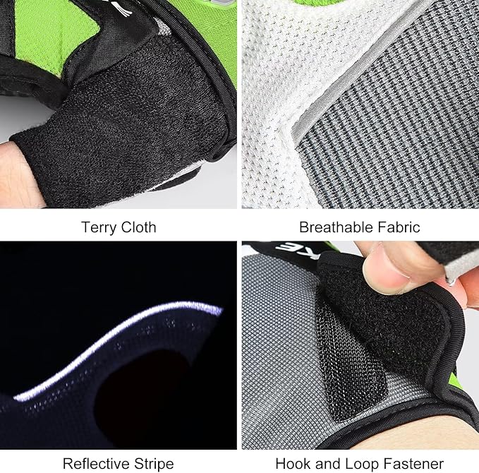 INBIKE 5mm Padded Half Finger Bike Bicycle Cycling Gloves