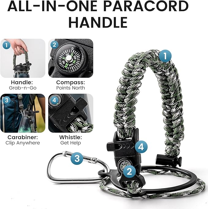 40oz Insulated Water Bottle, Triple Wall Vacuum Stainless Steel Water Bottles - Keeps Cold 48H, Reusable Metal water flask Jug for Gym, Sports, Camping, Hiking,Travel, Northern Lights Green