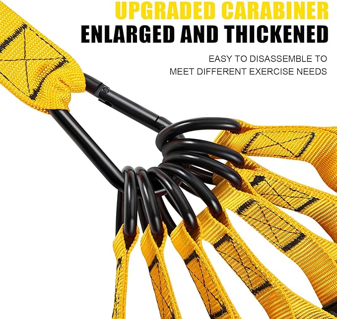 Heavy Resistance Bands for Working Out, 350lbs/450lbs Exercise Bands with Handles, Workout Bands Set for Men, Fitness Weight Bands for Muscle Strength Training, Stretching, Slim, Home Gym Equipment