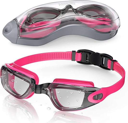 Aegend Swim Goggles, Swimming Goggles No Leaking Full Protection Adult Men Women Youth