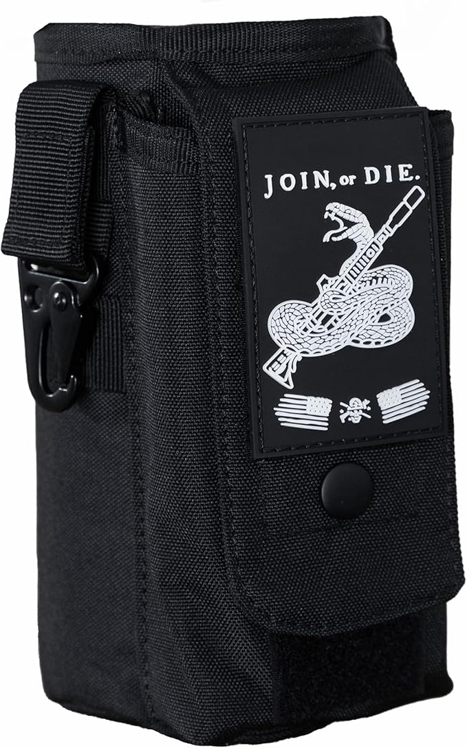 Iron InfideI Battle Bottle Sleeve - 64 oz and 32 oz Water Bottle Sleeve Only for Half Gallon 1L Steel Water Bottle | Rugged Cover with Molle for Versatile Design with Storage for Phone, Wallet & Keys