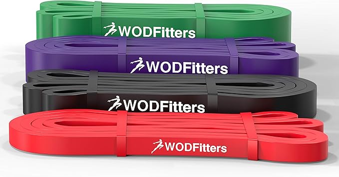 WODFitters Pull Up Assistance Band for Stretching, Mobility Workouts, Warm Up, Recovery, Powerlifting, Home Fitness and Exercise…