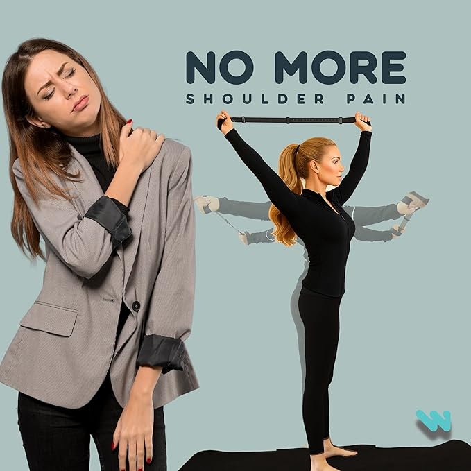 Stretching Strap – Non-Elastic Yoga Strap for Exercise. Stretch Strap for Mobility, Posture Correction & Rehab Stretching Equipment. Yoga Straps for Stretching with Progress Tracker.