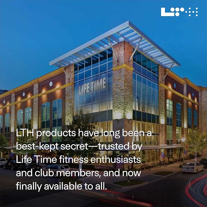 LTH VITAL Vegan Protein - Trusted by Life Time fitness Members - Plant-Based Protein Powder - Made from Pea Protein - Supports a Healthy Immune System - Gluten Free & Soy Free - Chocolate, 30 Servings