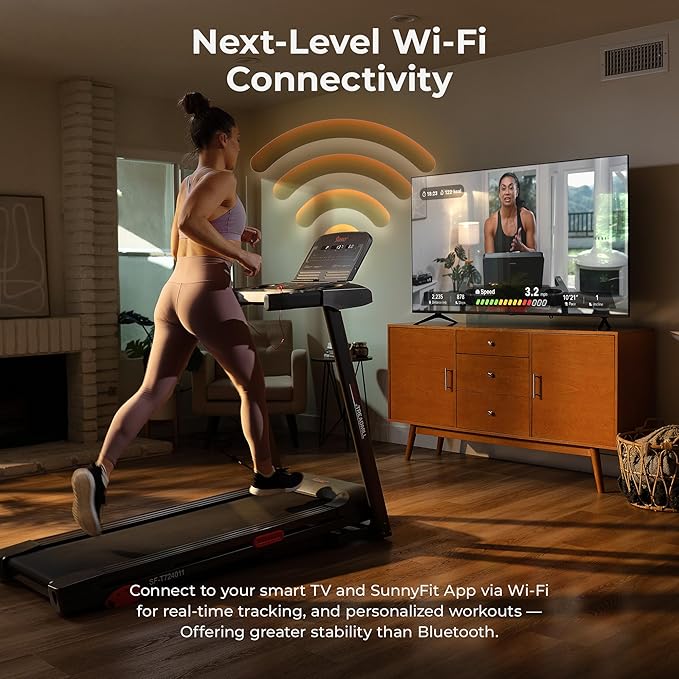 Sunny Health & Fitness Smart Wi-Fi Treadmills