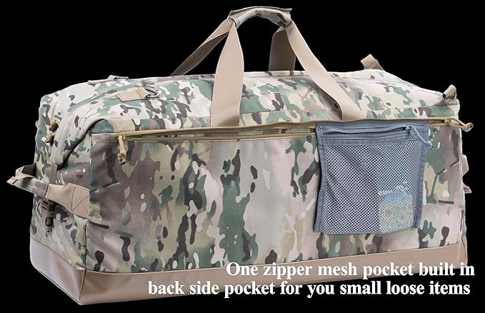 Large Military Tactical Duffle Bag Duffel Backpack for Special Work,Sports,Traveling,Camping 85L