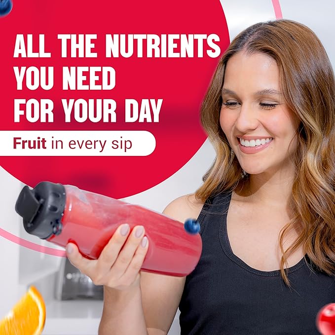 JUCE Reds Organic Superfood Powder - Garden Berry Flavor | Fruit & Veggie Powder for Everyone w/64 Immune Boosting Superfood Plus Probiotics for Gut Health | 20 Servings (230g)