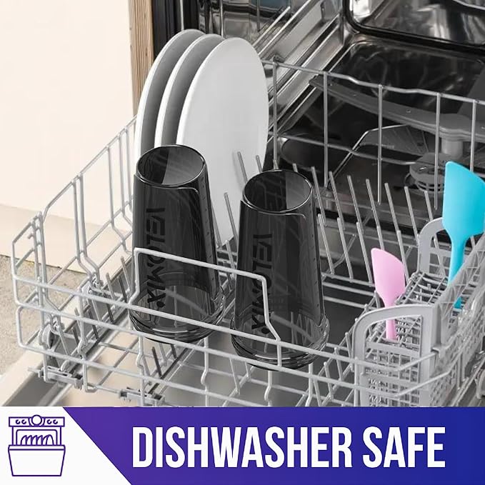 '-4 PACK- 28 oz Protein Shaker Bottle for Protein Mixes - 4x Wire Whisk | Leak Proof Shaker Cups for Protein Shakes | Protein Shaker Bottle Pack | Protein Shake Cup(All in Black)