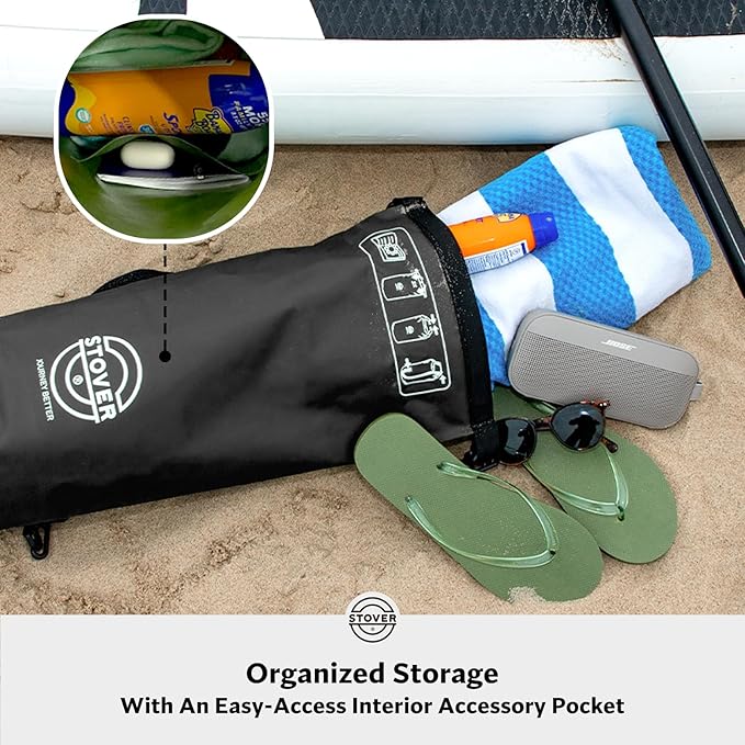 STOVER 5/10/25/30/40/55L Waterproof Backpack- Floating Dry Bag for Kayaking, Travel, Beach, Hiking, & Camping, Men/Women