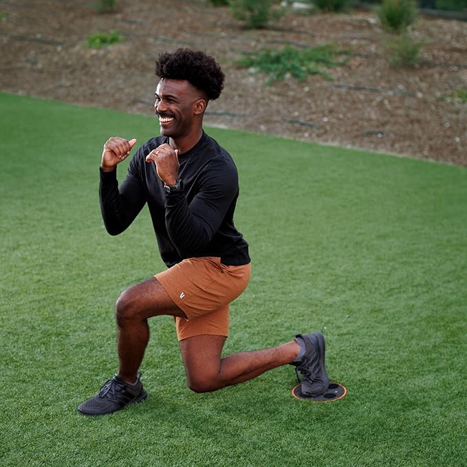 TriSlider | Exercise Glider Discs, Balance and Stability Trainer for Hands & Feet to Improve Coordination and Engage Core Strength.