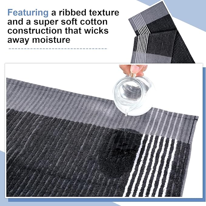 Mixweer Caddy Golf Towel 22" x 42" Large Caddy Towel Camping Sport Towels Cotton Soft Towels for Man Golf Lovers