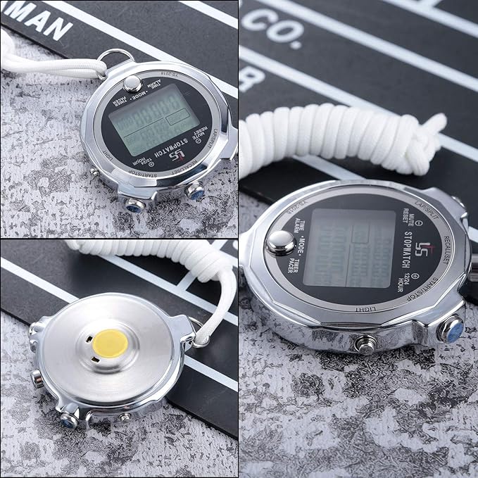 LAOPAO Melt Stopwatch, Clock Daily Rainproof Digital Timer for Sports Match,Competition,Coach,Referee,Training,Timing