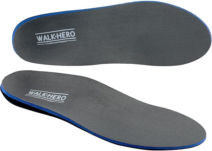 Plantar Fasciitis Feet Insoles Arch Supports Orthotics Inserts Relieve Flat Feet, High Arch (Mens 9-9 1/2 | Womens 11-11 1/2)