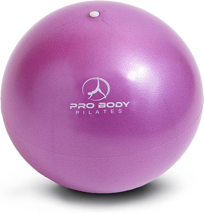 ProBody Pilates Small Exercise Ball - 9 Inch Workout Ball for Stability, Barre, Yoga, Core & Physical Therapy