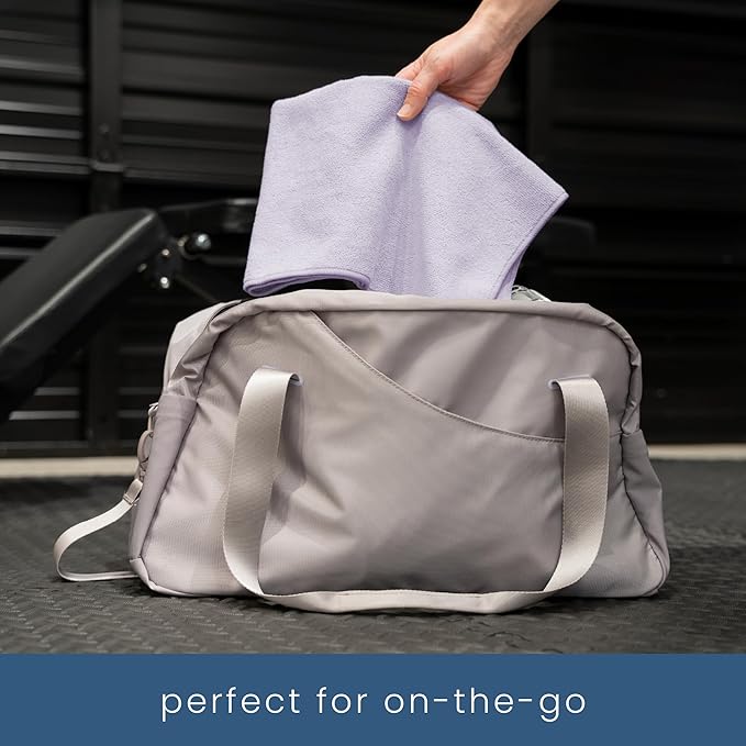 S&T INC. Microfiber Gym Towels, Yoga Towel for Home and Gym Bag, 16 Inch x 27 Inch, 6 Pack