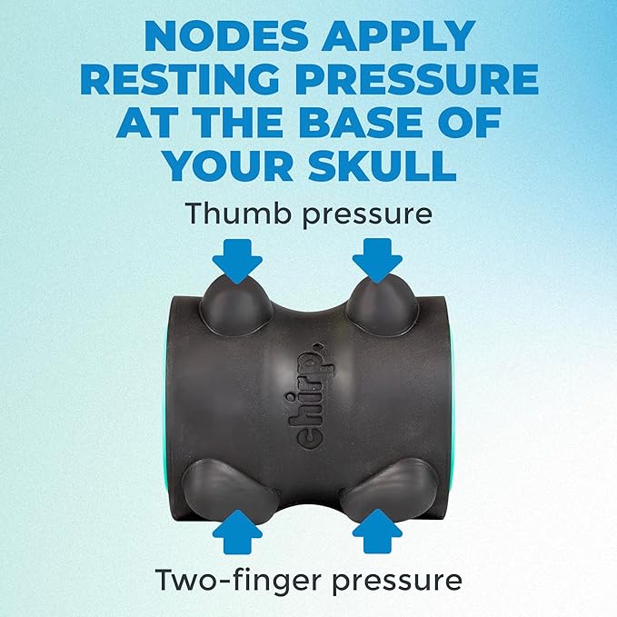 Chirp Wheel Foam Roller Combo for Back & Neck - Pain Relief & Headache Kit With Deep Tissue Muscle Massage and Thumb Pressure Release - 10" Mint Back, 4" Mint Neck