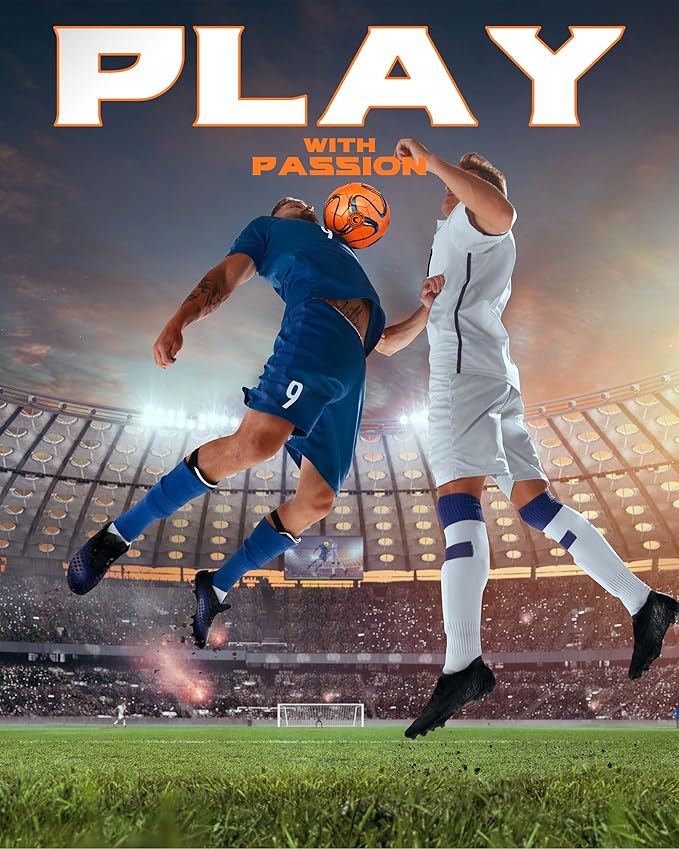 American Challenge Brasilia Soccer Ball – Soccer Ball Size 5, 4, 3 & 2 – for Youth & Adults – Ideal for Practice, Training & Grass Fields