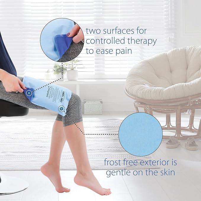 Core Products Dual Comfort CorPak - Reusable hot/Cold Pack for Knee, Back, Shoulder, or Ankle Pain; Use hot or Cold; Made in USA - Size: 10" x 13"