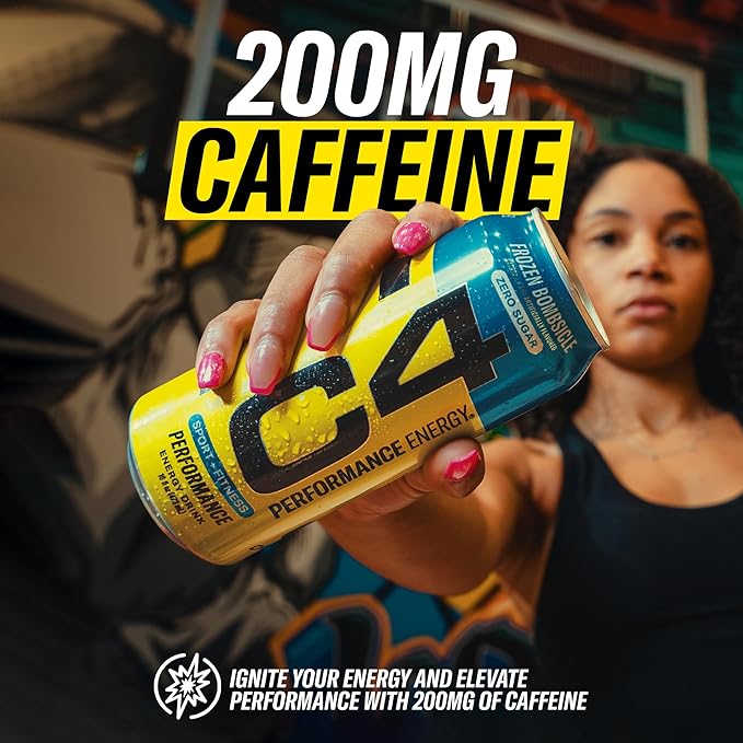 C4 Original Sugar Free Energy Drink 16oz (Pack of 12) | Cherry Limeade | Pre Workout Performance Drink with No Artificial Colors or Dyes