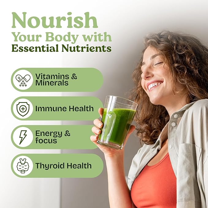 Atlantic Naturals Sea Moss 7 Day Detox Liver, Gallbladder & Kidney Cleanse - Support with Dandelion Root, Milk Thistle, Burdock Root, Red Clover, Chanca Piedra - Pineapple Flavor Drink Mix (14 oz)