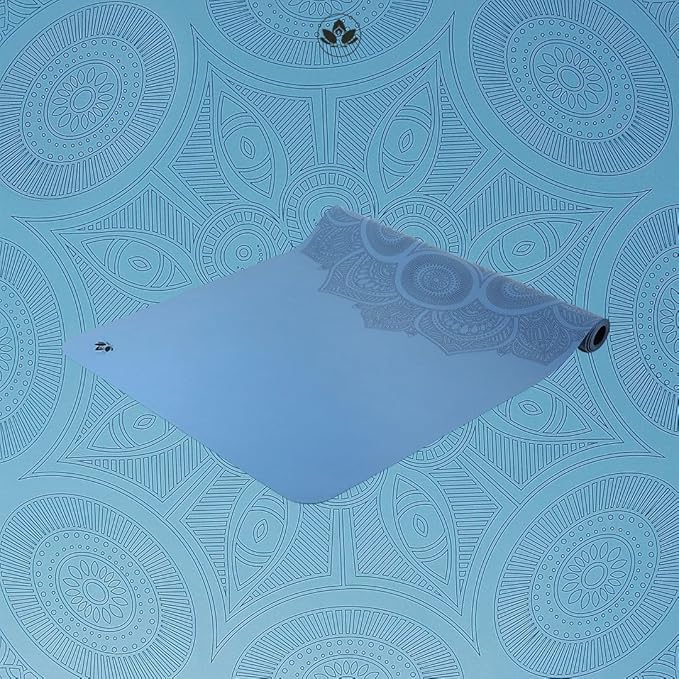 Clever Yoga Liquid Balance Thick Yoga Mat - Pro Exercise Yoga Mat with Non-Slip Surface for Home Gym, Earth-Friendly & Recyclable Pilates and Workout Pad Women & Men, 4.5 mm