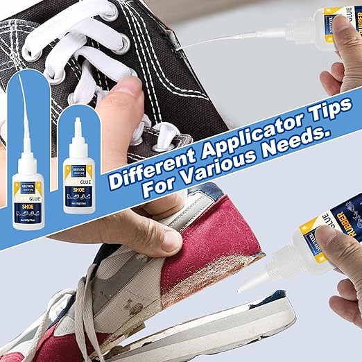 Shoe Glue,100g Super Glue for Shoe Heavy Duty, Clear Shoe Glue Sole Repair Kit, Waterproof Sneaker Glue for Rubber Soles, Boot, Leather, Heels, Tennis, Strong Boot Fix Glue, Insole Adhesive