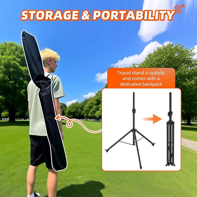 Dartboard Stand, Portable Professional Dart Holder Stand Adjustable Height from 57.1 to 77.6 -inch for Outdoor, Travel, Home, or Bars Games