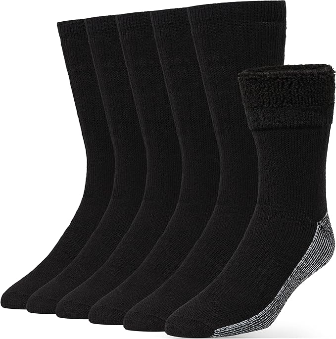 Alvada Merino Wool Hiking Socks Thermal Warm Crew Winter Boot Sock For Men & Women 3 Pairs