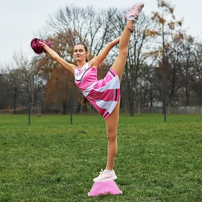 ODOXIA Stunt Trainer | Portable Cheer Stunt Stand | Cheerleading Balance Trainer | Versatile Stunt Stand for Flyers | Lightweight Gymnastics Block | Stand for Safe Cheer Practice Stunt Trainer