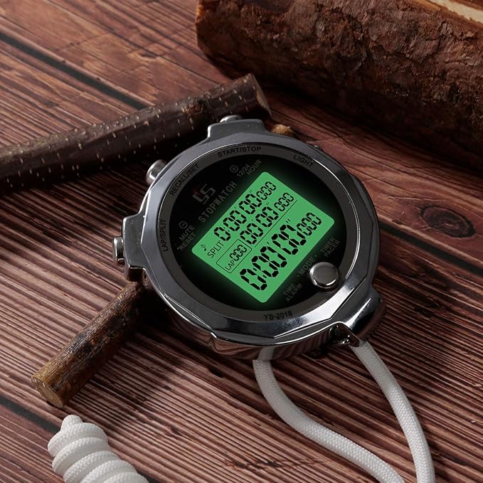 LAOPAO Melt Stopwatch, Clock Daily Rainproof Digital Timer for Sports Match,Competition,Coach,Referee,Training,Timing