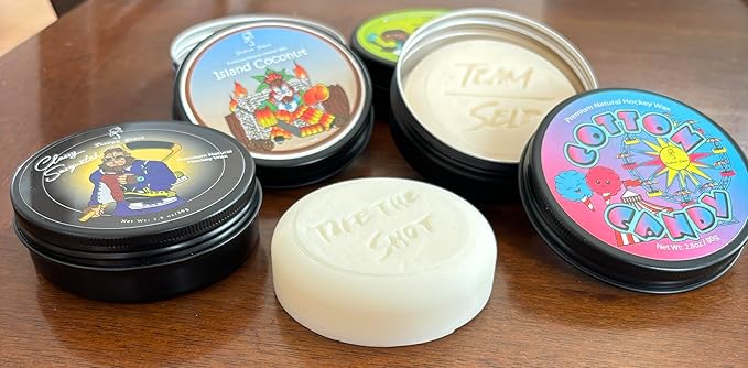 Hockey Wax Premium Natural Hockey Stick Wax – Protect Hockey Tape Provide Perfect Tacky Grip for Hockey Stick Tape Protect Hockey Stick Blade from Water Ice and Snow