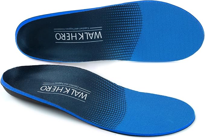 Plantar Fasciitis Relief - Arch Support Insoles for Men Women, Shoe Inserts for Flat Feet, Orthotic Shoe Insoles All-Day Energy and Comfort with Every Step (Mens 12-12 1/2 | Womens 14-14 1/2)