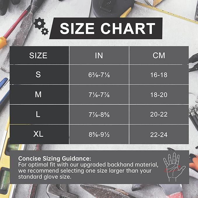 HANDLANDY Tactical Fingerless Impact Gloves for Men, Padded Grip Half Finger Work Gloves, Utility Trucker Driver Gloves (Army Green, Large (Pack of 1))