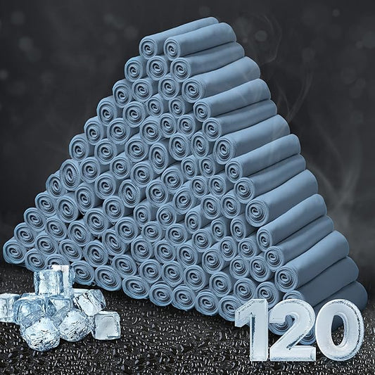 Honoson Cooling Towel Bulk - Neck & Face Cool Chilly Towels Microfiber Breathable Sport Sweat Rag for Gym, Yoga, Travel, Camping, Running, Outdoor