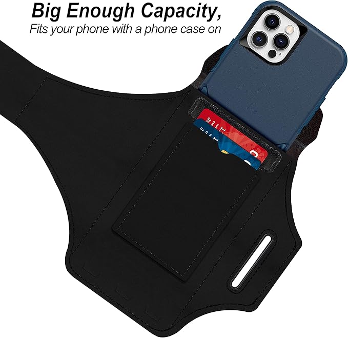 Armband for Samsung Galaxy S25 Ultra/S24 Ultra/S23 Ultra/S22 Ultra/S21 Ultra/S20 Ultra/S25+/S24+/S23+/S22+/S21+/S20+/S10+/S9+/S8+, with Zipper Pocket for for Galaxy Buds (Pink)