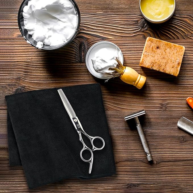 24 Pack Salon Towels - Highly Absorbent and Quick Drying Hand Towels, Premium Wash Cloths for Bathroom, Gym, Shower, Hotel, and Spa - 16x27 inch (Black)