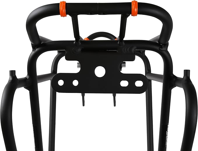 Ibera Bike Rack - Bicycle Touring Carrier Plus+ for Disc Brake/Non-Disc Brake Mount, Fat Tire Bikes, Frame-Mounted for Heavier Top & Side Loads, Height Adjustable for 26"-29" Frames