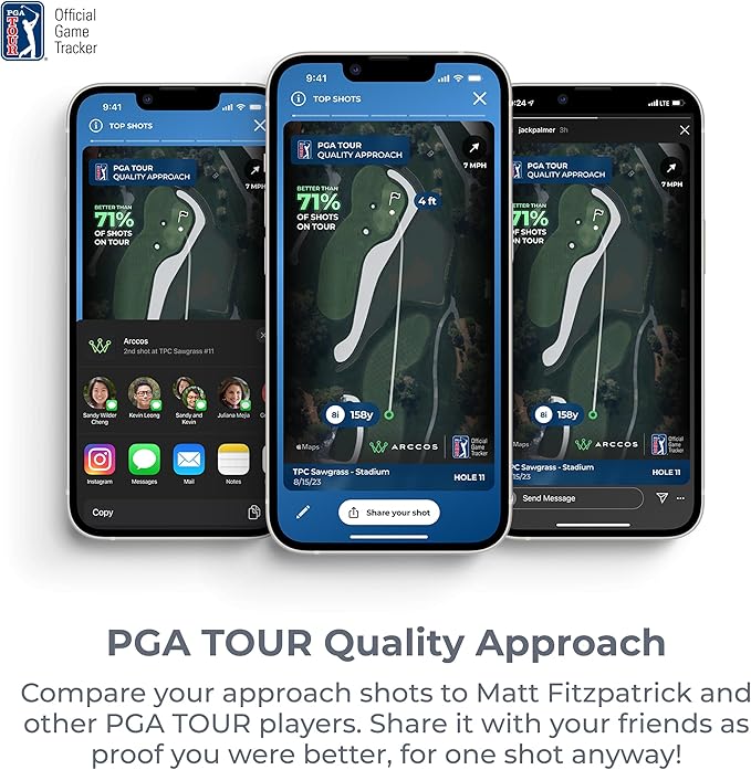 Arccos Smart Sensors: Automatic Golf Game Tracking System, A.I. Powered GPS Rangefinder & Smart Club Distances