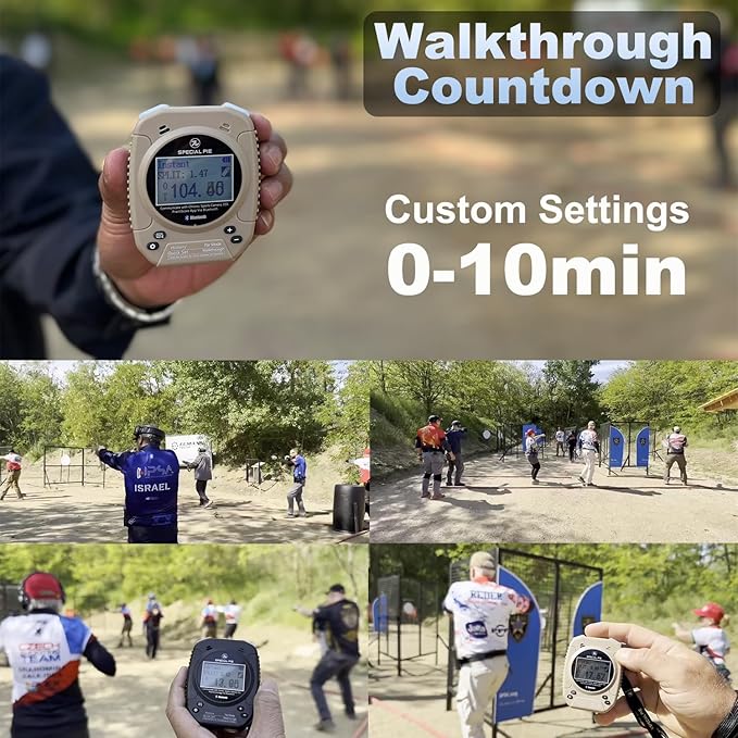Shot Timer for Shooting Competition,Official Shot Timers in IPSC,Seamless Connection Device,Shooting Timer for Training&Dry Fire