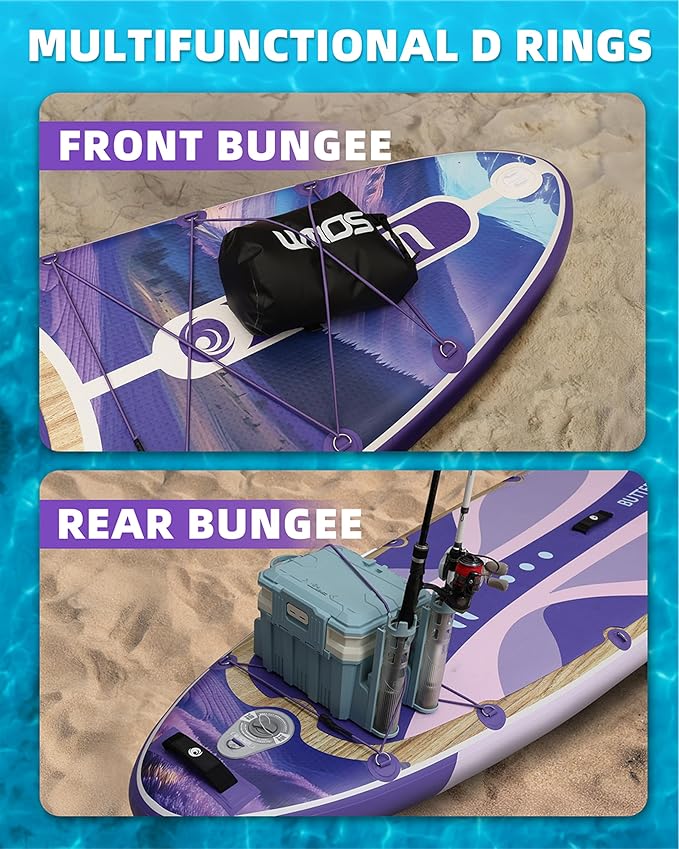 Inflatable Paddle Boards 11'x33'', Stand Up SUP Paddle Board Inflatable for Adults Youth, Extre Wide & Non-Slip Sup of All Skill Levels