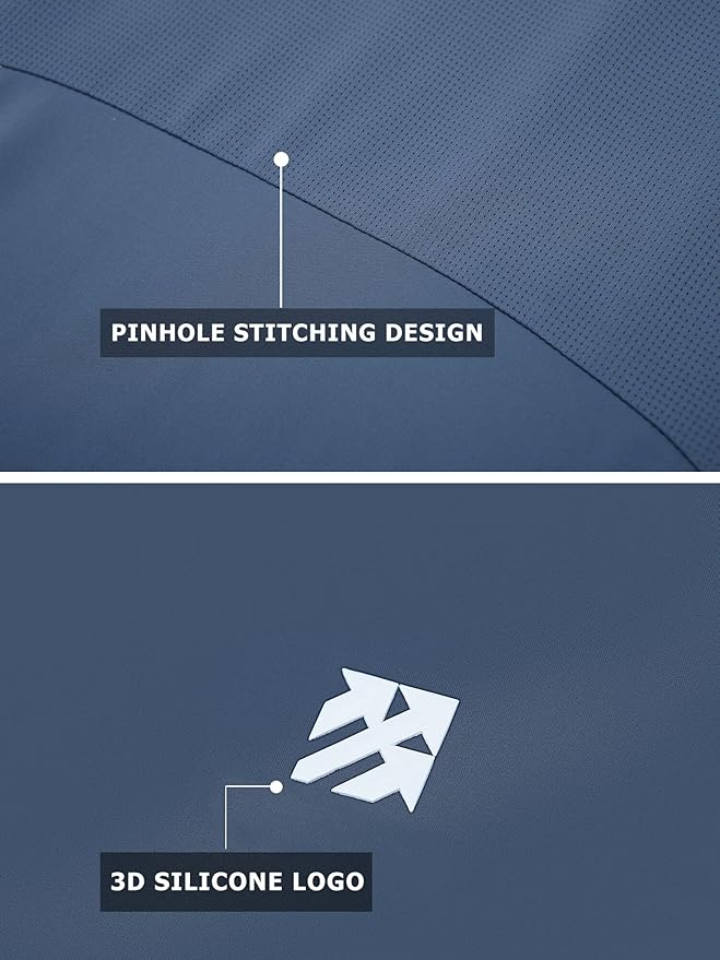 Moisture Wicking Quick Dry Soft Pickleball Workout Hiking Camping Running Shirts for Men Outdoor Sports