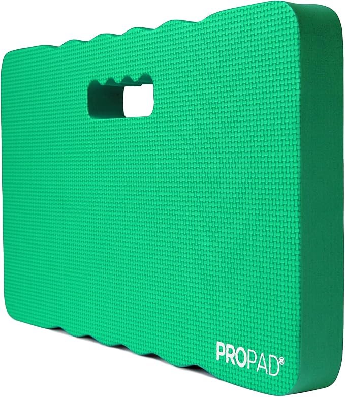 Thick Kneeling Pad, Garden Kneeler for Gardening, Bath Kneeler for Baby Bath, Kneeling Mat for Exercise & Yoga, Knee Pad for Work, Floor Foam Pad, Extra Large (XL) 18 x 11 x 1.5 Inches, Green