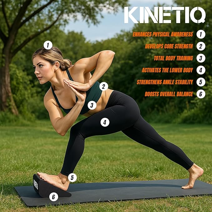 Plantar Fasciitis Relief Foot and Calf Stretcher – Ankle Strengthener, Achilles Tendonitis Relief, Calf Roller, Incline Board for Calf Stretching, Foot Rocker, Rocking Slant Board