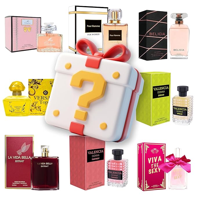 Women's Perfume - 100ml Eau de Parfum Spray | Random Scent Surprise Blind Box | Cologne for Women Gift Set | Long Lasting Fragrance Natural Body Spray(Random 1PCS)