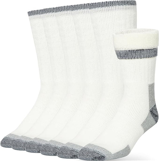Alvada Merino Wool Hiking Socks Thermal Warm Crew Winter Boot Sock For Men & Women 3 Pairs