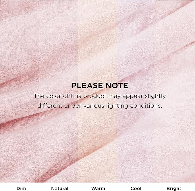 Bedsure Pink Fleece Throw Blanket for Couch - 300GSM Cozy Soft Blankets for Women, Cute Small Fleece Throws for Girls, Pink Home Decor Gifts, 50x60 Inches