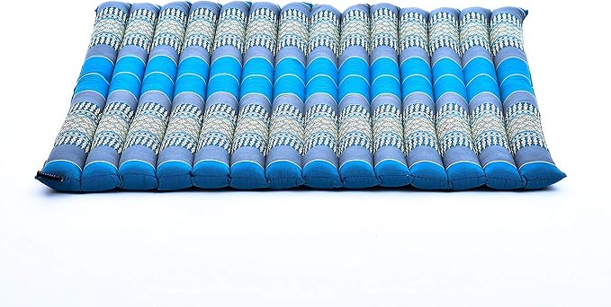 Leewadee Zabuton Seating Cushion – Square Floor Seat for Meditation Exercises, Light Yoga Mat Filled with Kapok